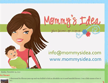 Tablet Screenshot of mommysidea.com